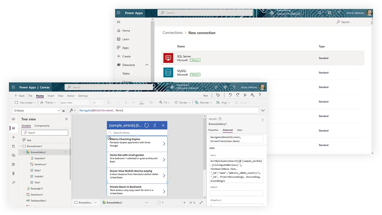 Power Apps Dashboard
