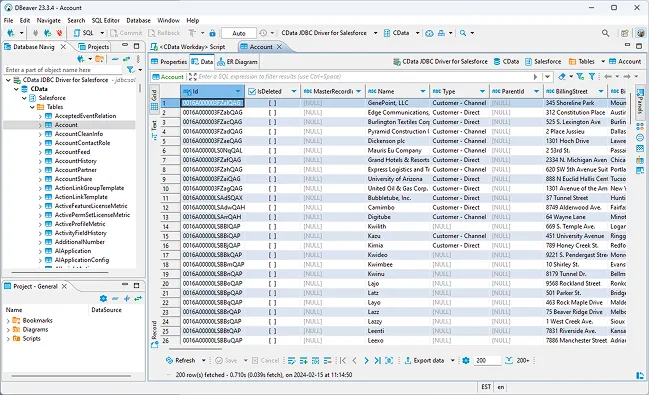 接続ウィンドウ