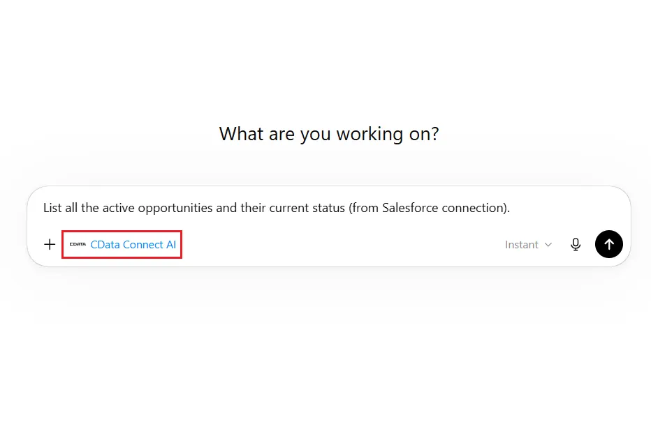 自然言語でSybase のデータを探索 (Salesforce の例)