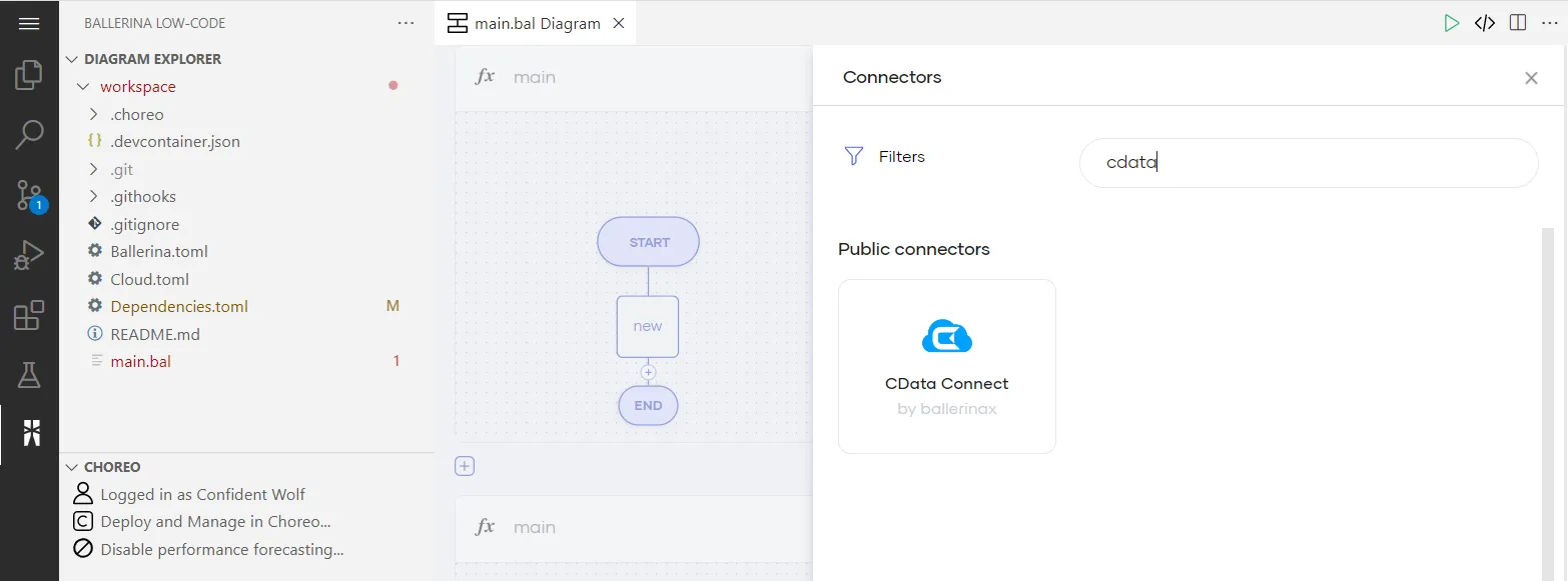 Searching for CData Connector