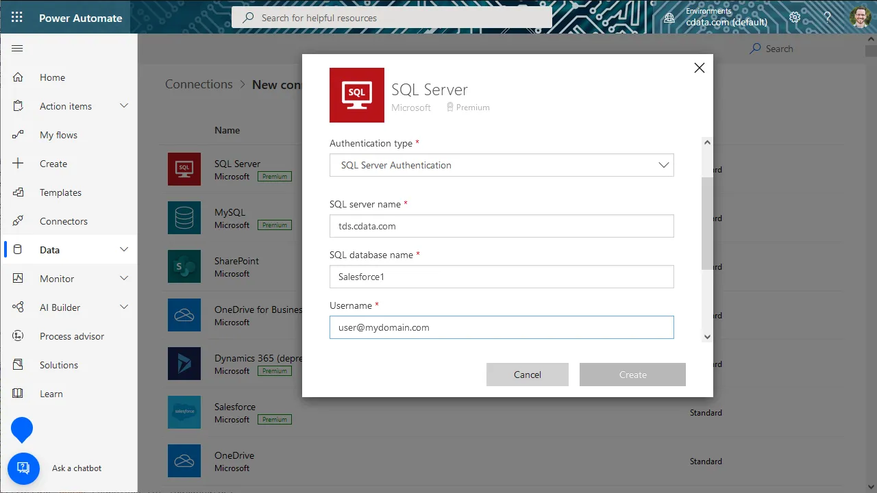 Connecting to Connect Cloud