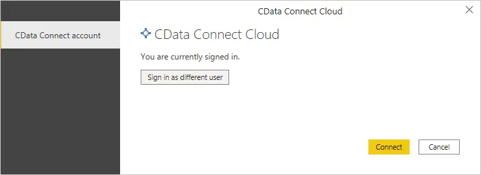 Connect Cloud への接続