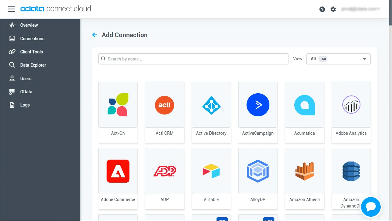 Selecting a data source