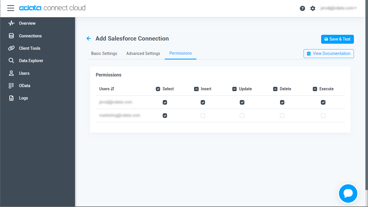 Updating permissions
