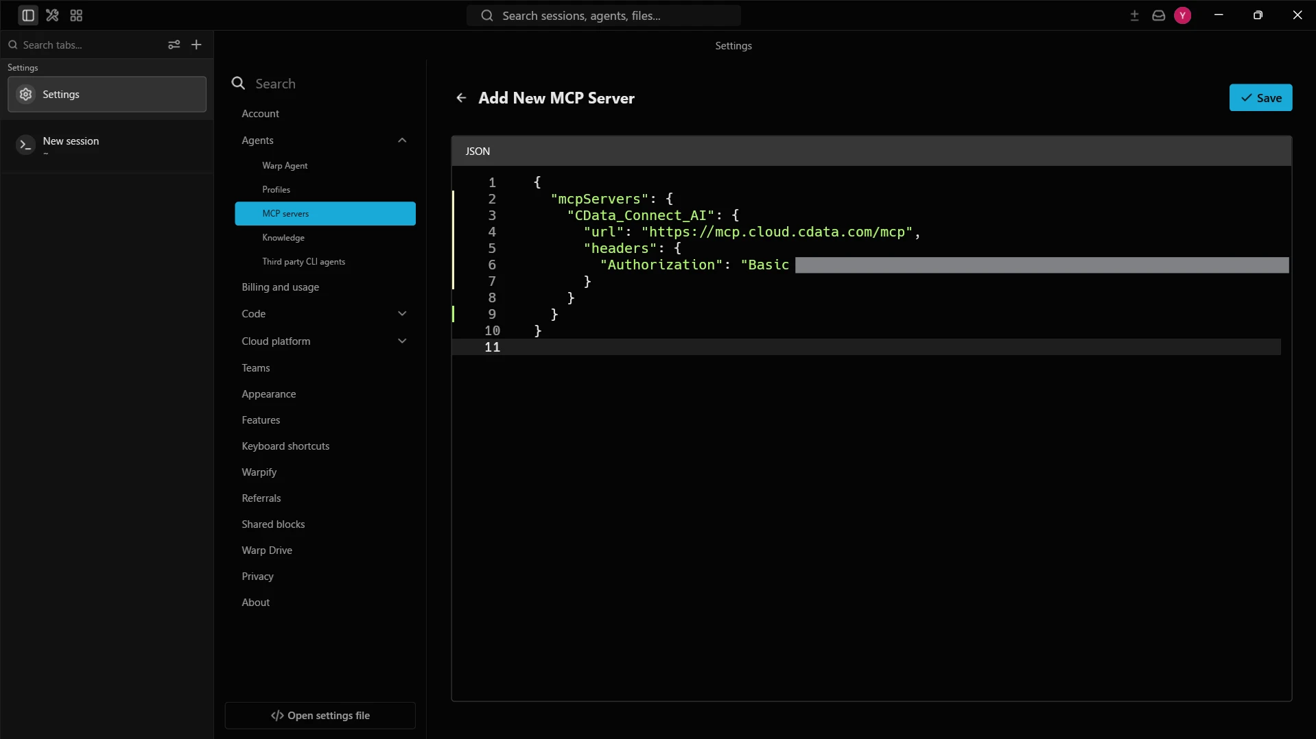 Connect AI MCP Server の設定
