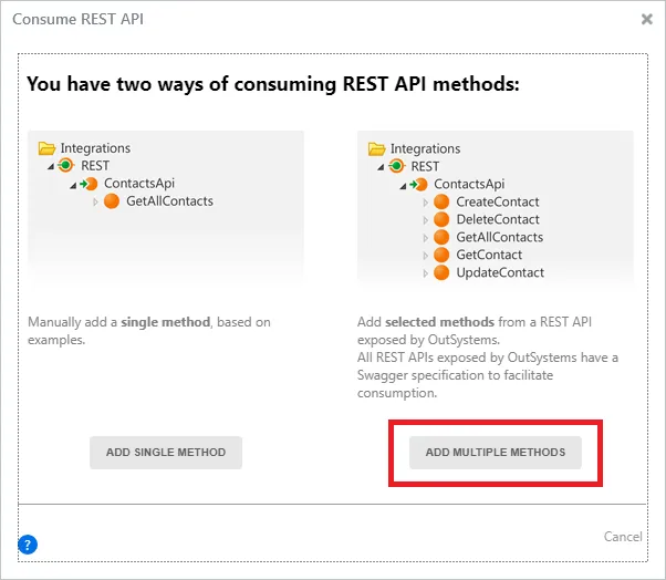 ADD MULTIPLE METHODS