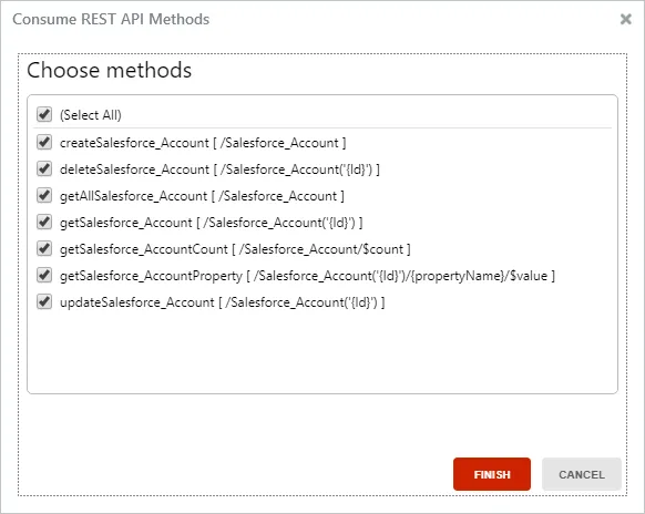 REST API Method 一覧