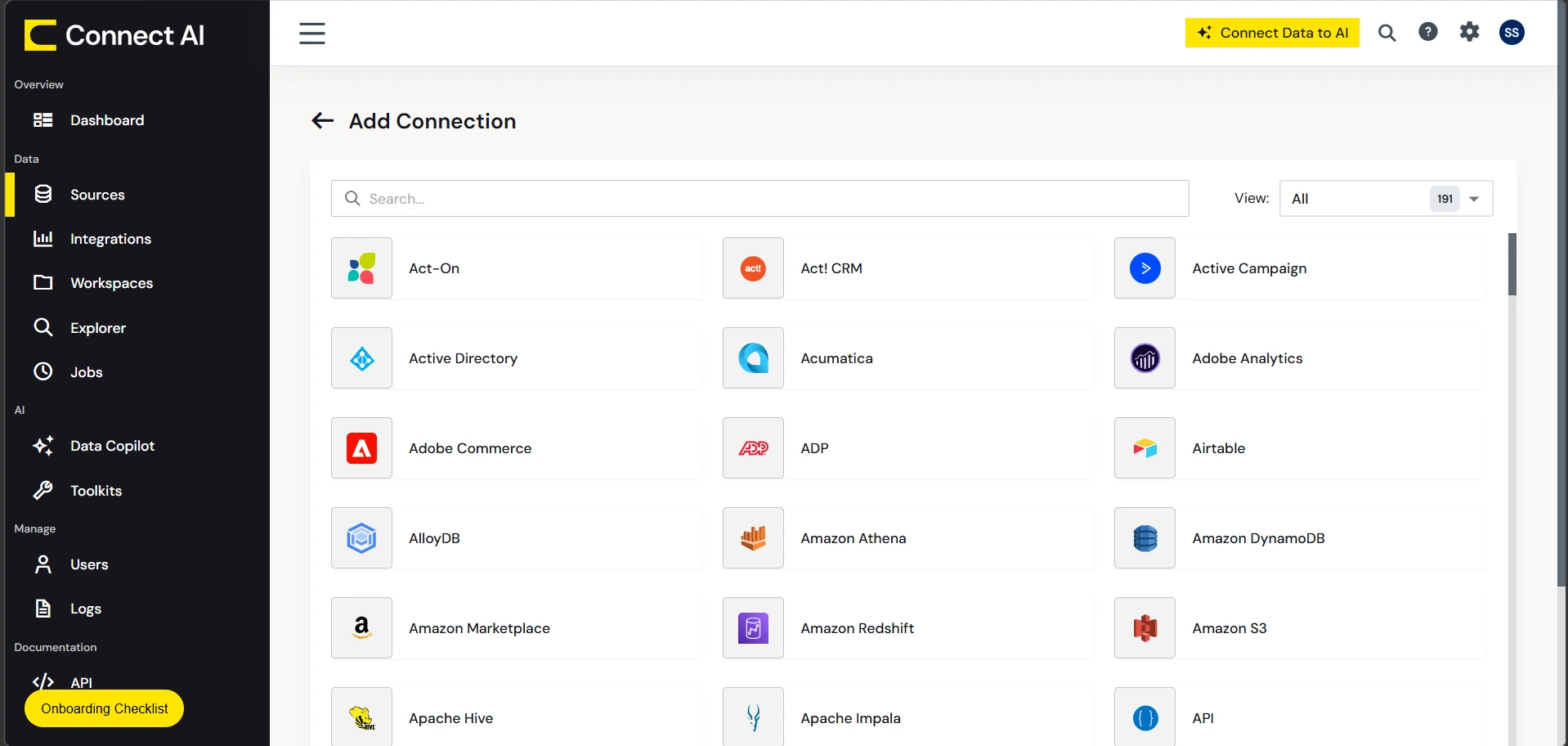 Selecting an eCommerce data source