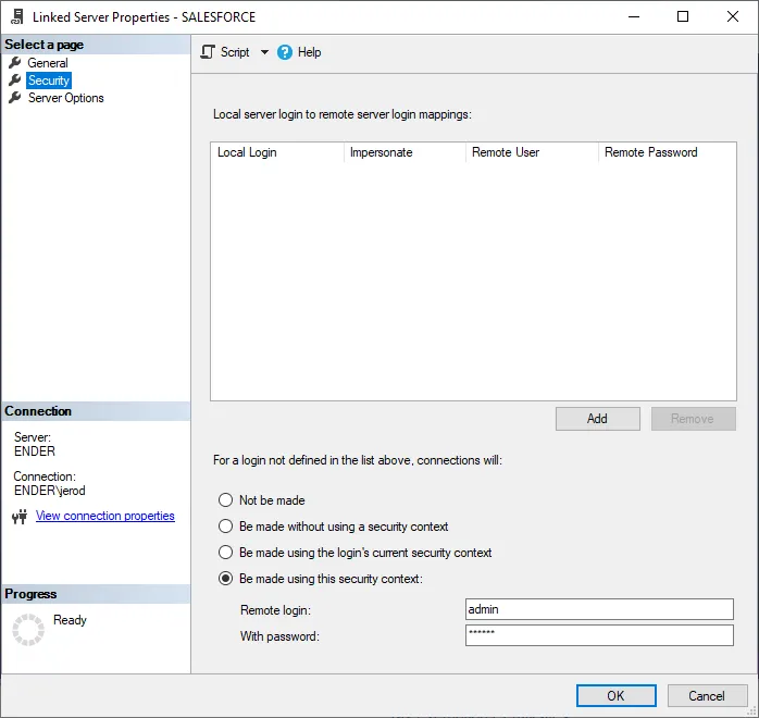 Connect to Oracle Eloqua Reporting データ as a Linked Server via CData ...
