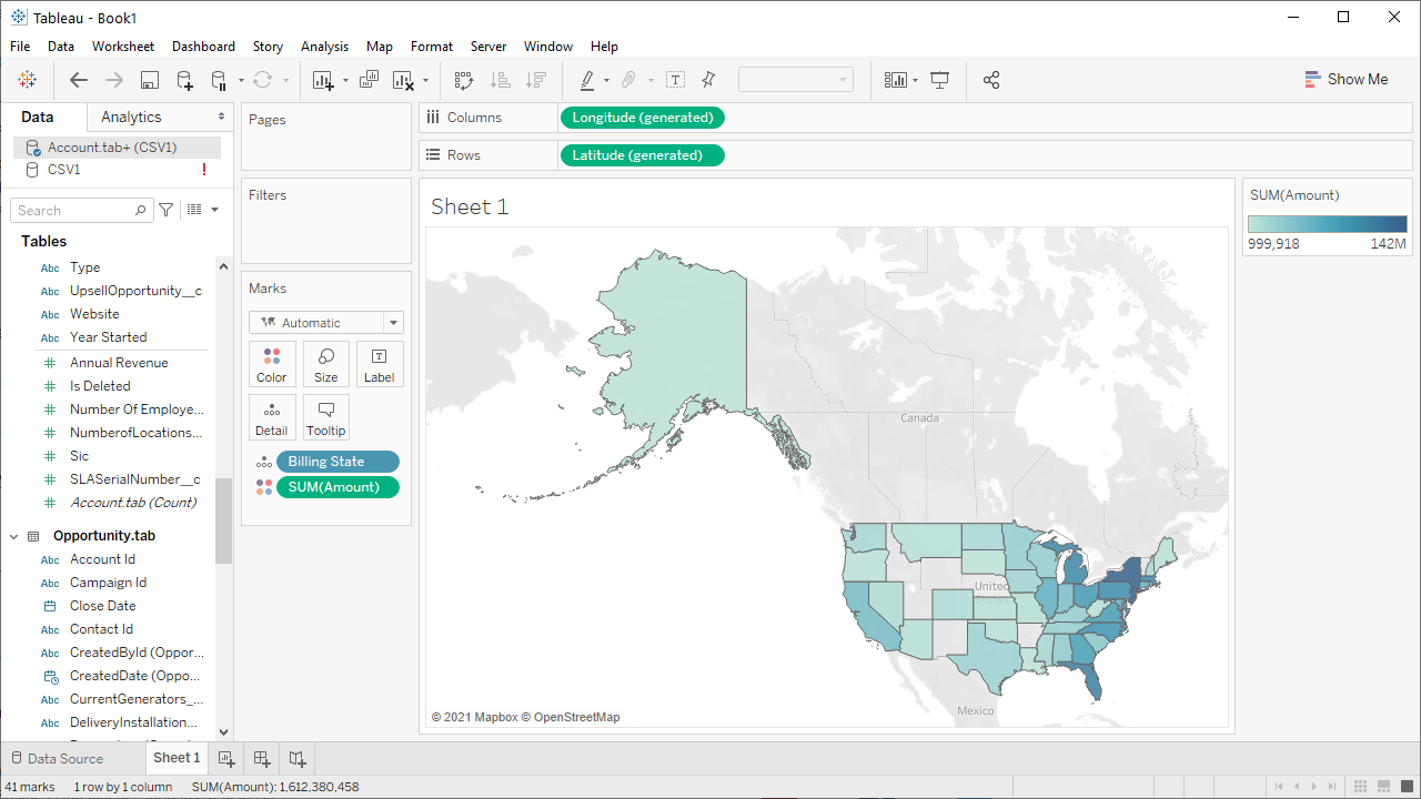 Visualizing IBM Cloud Object Storage データ in Tableau Desktop