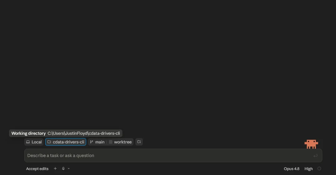 デスクトップアプリで Claude Code を起動する