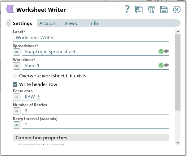 Google Spreadsheet に書き込み