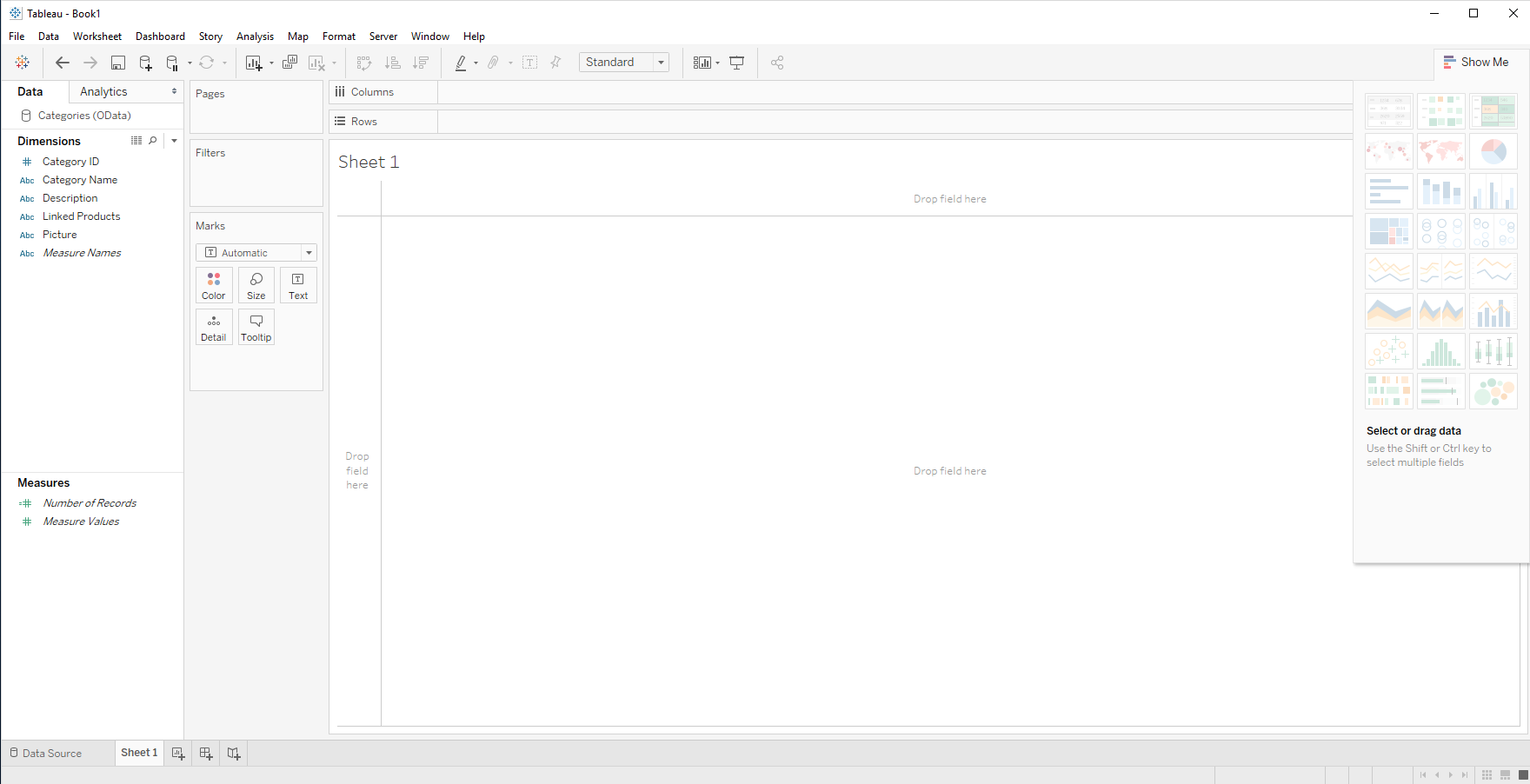 Click the tab for your worksheet.