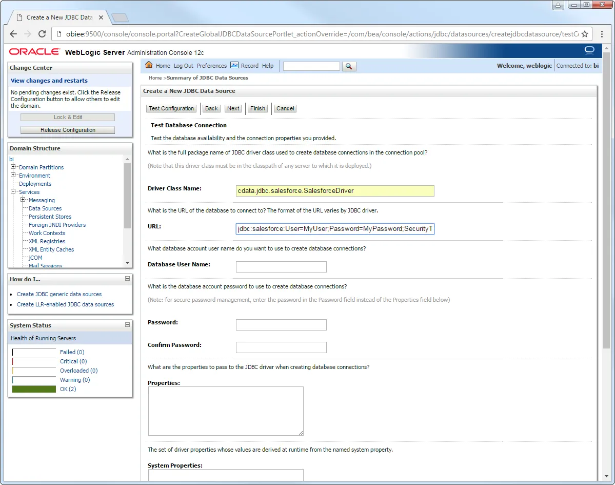 Connect to Klaviyo from a Connection Pool in WebLogic | ナレッジベース | CData ...