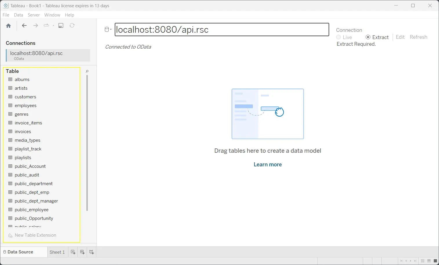 Access Live e-Sales Manager Data in Tableau with CData API Server ...