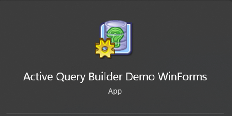 Building queries interactively with Active Query Builder.