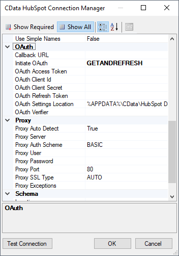 HubSpot 接続の構成