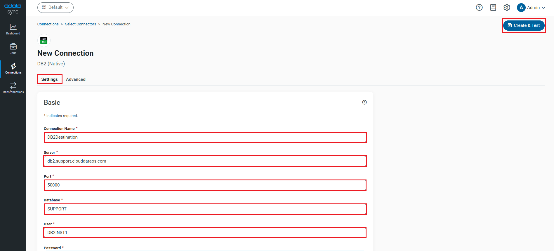 同期先接続を確立。